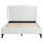 Snow Upholstered Eastern King Wingback Bed