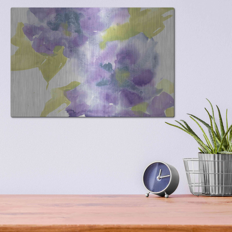 Brayden Studio «VIolet and Gray II» par Chris Paschke, H 12 po x l 16 po