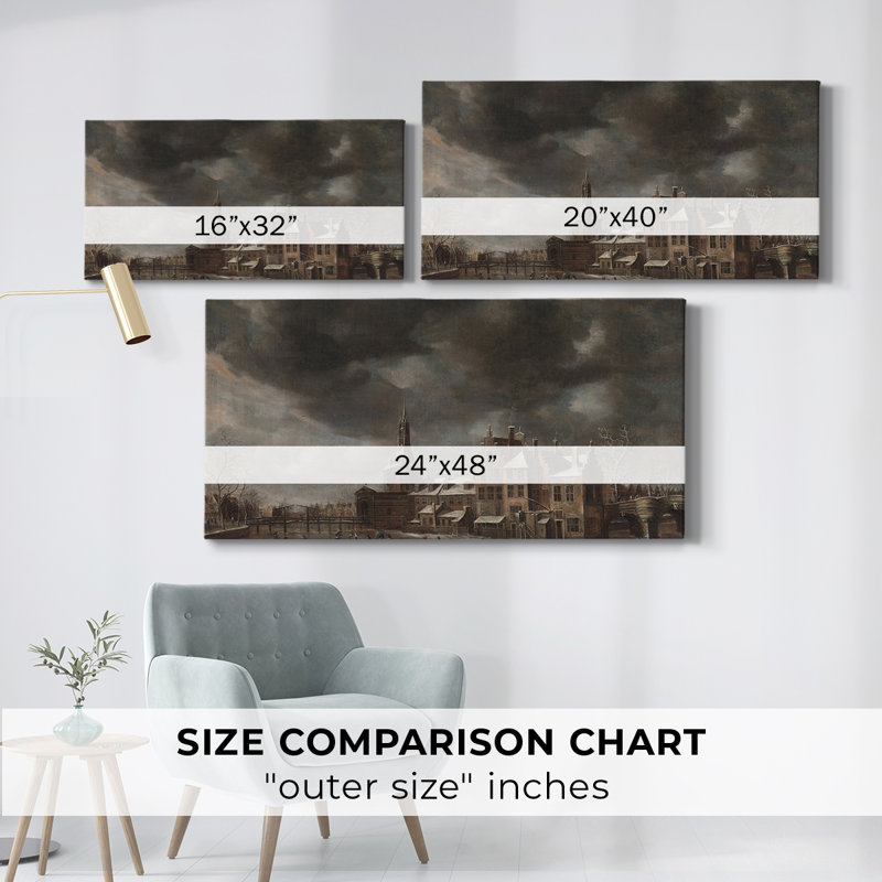 Landscape Series-DXXIII- Gallery Wrapped Canvas -Ready to Hang, 16" H x 32" W