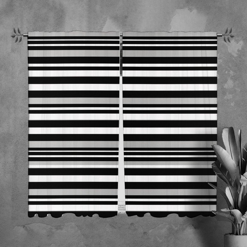 Paire de rideaux obscurcissant en polyester Tiffeney, L 20 po x L 82 po