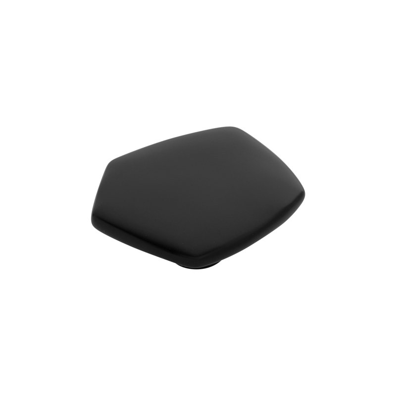 Pebble Collection Knob, Matte Black, 2.31, 2.13