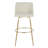 Thea 30" Fixed-Height Bar Stools with Gold Metal Legs & Round Footrest-132284140-94398875-132284144