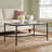 Keely Glass Top Coffee Table-769811983