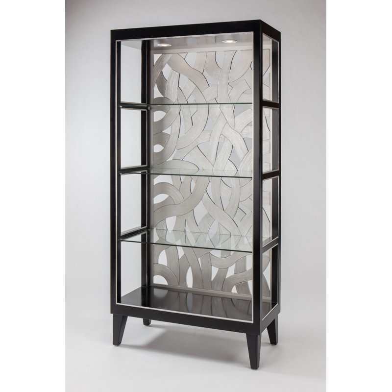Bookcase, Black/Silver