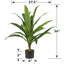 Plante artificielle en pot 36 po Yardley