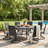 60" Patio Metal Round Dining Table-1786539815