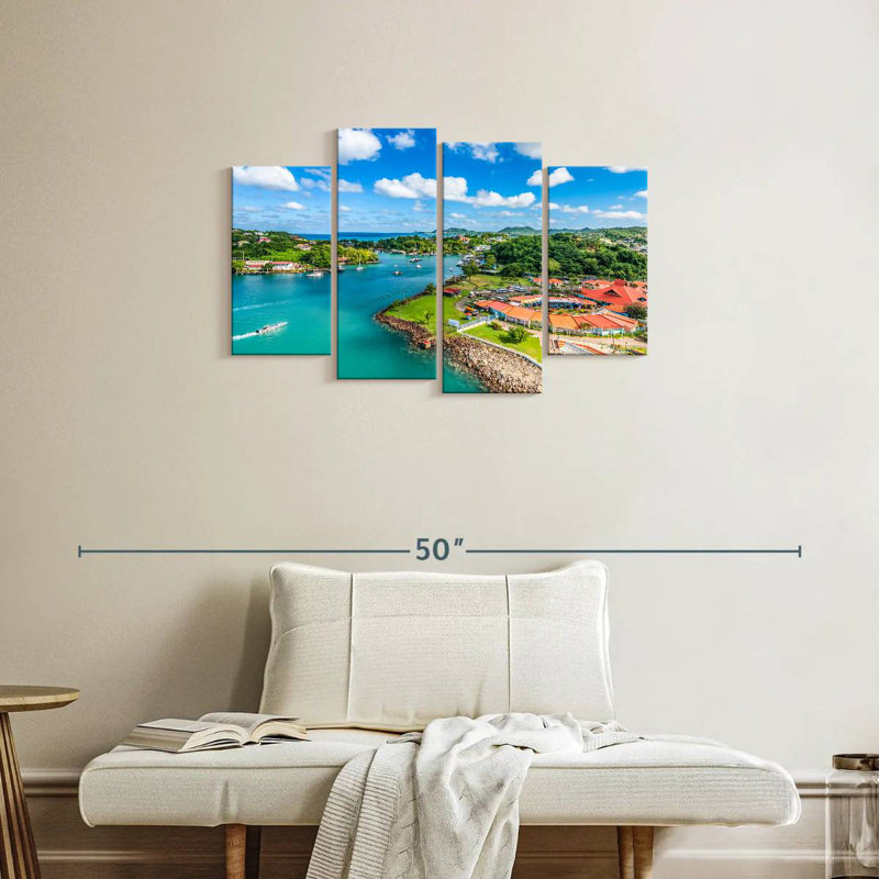Nicci Port Castries Sainte-Lucie, H 22 po x l 36 po