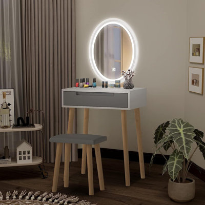 Malachy Dressing Table with Mirror