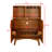 YDT 31.5 Inch Liquor Cabinet with Wine Glass Holder and Wine Rack | Adjustable Shelf, Rustic Sideboard Buffet Cabinet for Kitchen, Coffee Bar, Dining Room