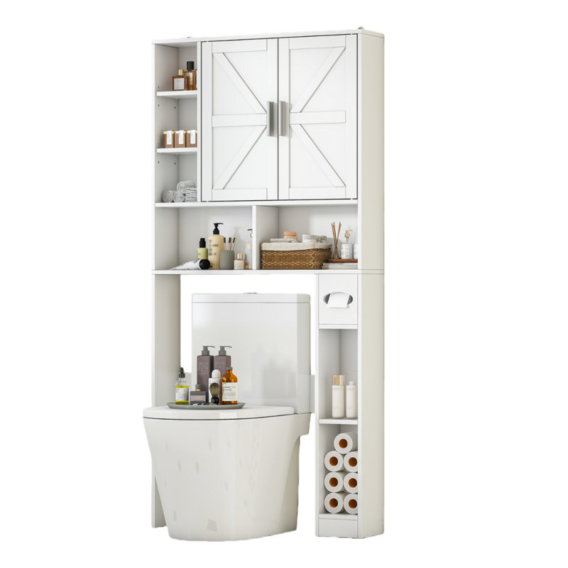 MDF Freestanding Over The Toilet Storage