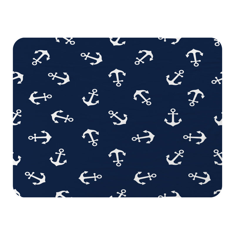 Quevedo Quilted Throw Blanket, Navy