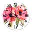 Coquelicots stylisés - Horloge murale traditionnelle-70800971