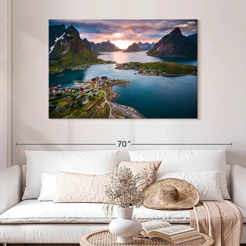 Ravi Lofoten Archipelago Islands, 32" H x 48" W