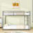 Twin Over Twin Bunk Bed With Full Guardrail For Ultimate Safety-1991097283
