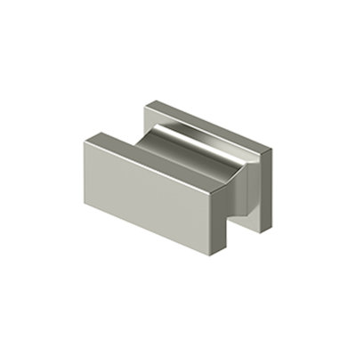 Deltana AN138U14 Contemporary Knob, Anvil, 3/4" x 1-1/2" x 7/8" in Polished Nickel