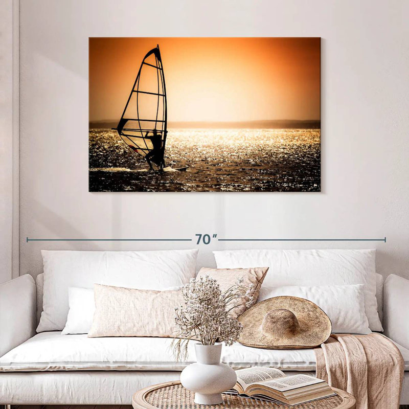 Sireci Windsurfer Sunset, 30" H x 45" W