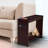 Keymia End Table with USB Ports & Outlets, Wooden Side Table for Bedrooms, Modern End Table-758675998