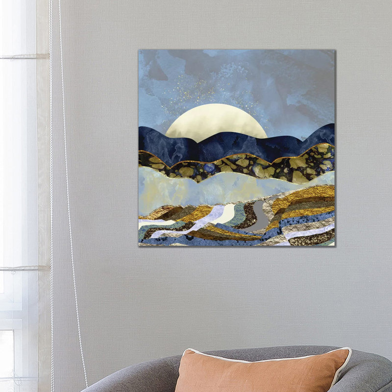 Firefly Sky - impression d'art graphique, Pas de tapis, H 26 po x l 26 po x P 1,5 po, Toile tendue