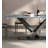 Rectangular Dining Table with Microcrystalline Stone in Italian Light Luxury Style-110906537