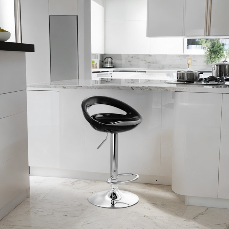 Tabouret réglable Manjeevan, Noir, noir, noir, noir