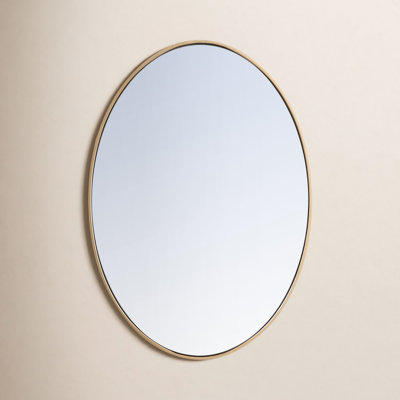 Sabine Metal Oval Wall Mirror
