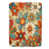 Beige/Orange/Teal Floral