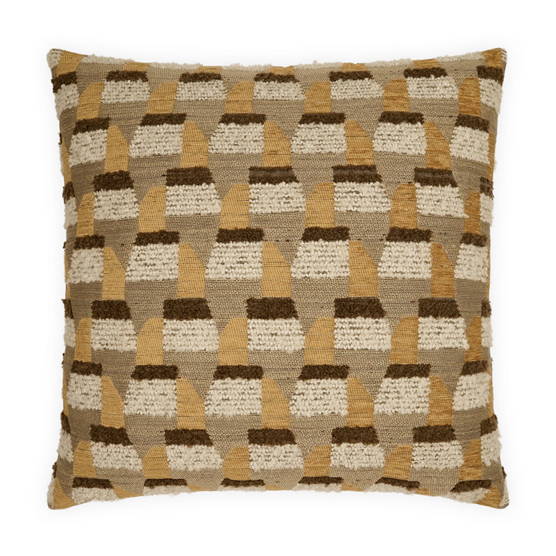 Oxido Square Pillow Cover & Insert, Square 36", Honey