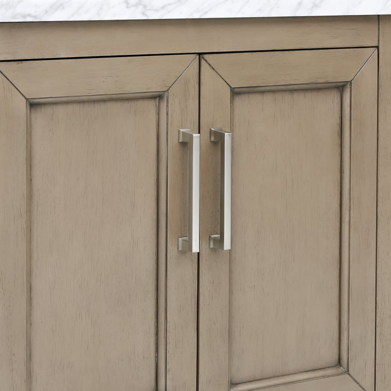 Everette 25'' W Single Vanity, Gray Oak, 25"