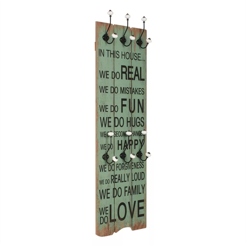 Naylor Wall 6 - Hook Wall Mounted Coat Rack