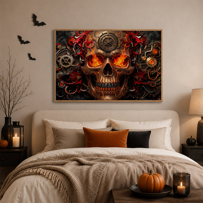 Art mural sur toile Steampunk, H 32 po x l 48 po