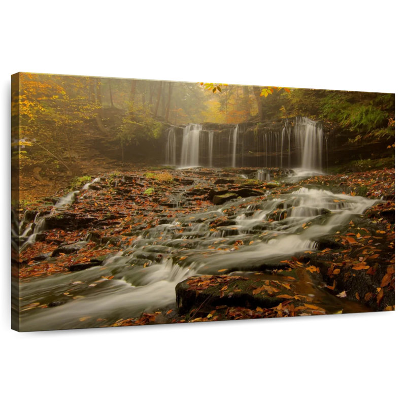 Cascade d'automne Kerrick Mystic, H 30 po x l 45 po