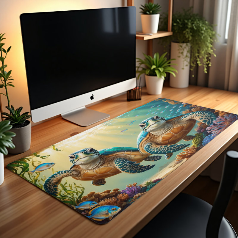 Polyester Desk Pad, 31.5x15.5