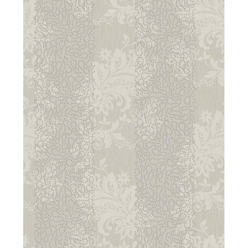 Rouleau de papier peint L 33 pi x l 20,5 po Robbins, Fumée / lavande