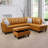 Halid Wide Sofa & Chaise with Ottoman-1589847007-1589846993