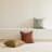 Crossroads Suede Pillow-Rust