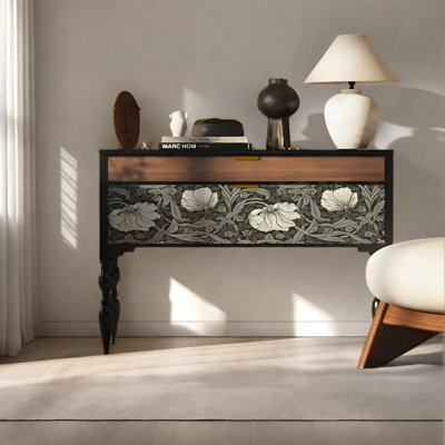 Retro Classical Console Table with Drawers