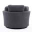 Swivel Armchair with Footstool-262025176
