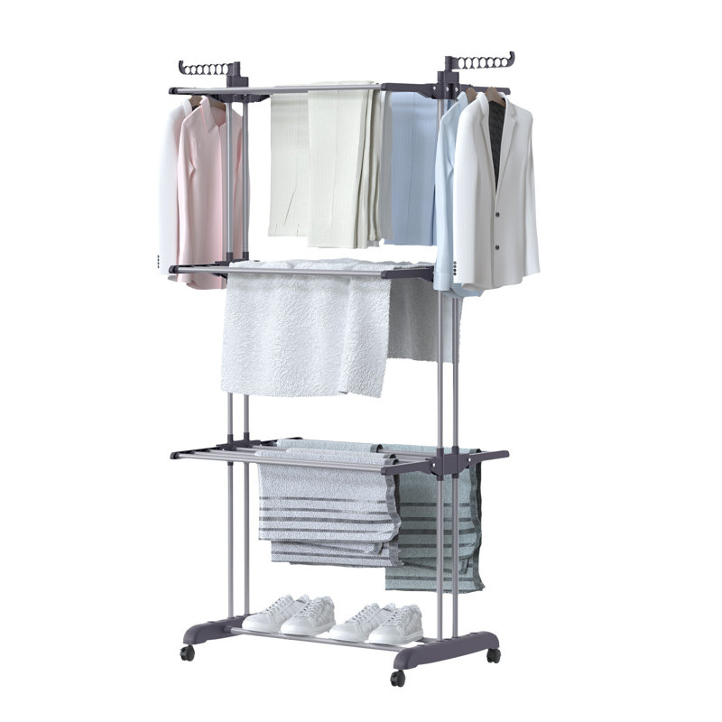 Bole Adjustable Rolling Clothing Rack