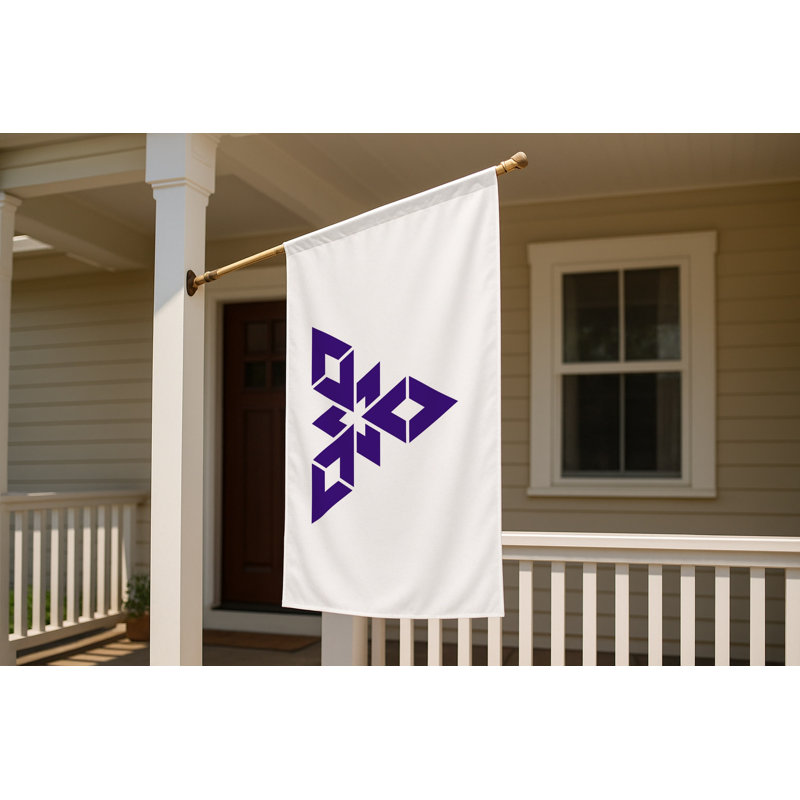 Drapeau de la ville de Fukuoka - drapeau extérieur, 24" H x 36" W