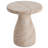 Outdoor Travertine Lightweight Concrete Side Table