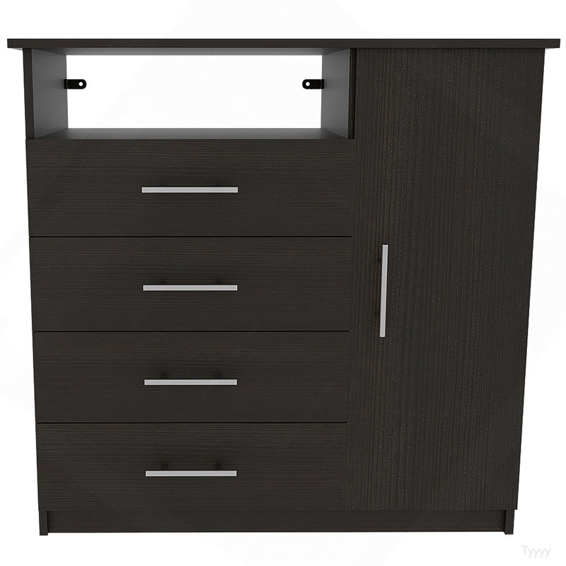 Commode simple à quatre tiroirs Carolina