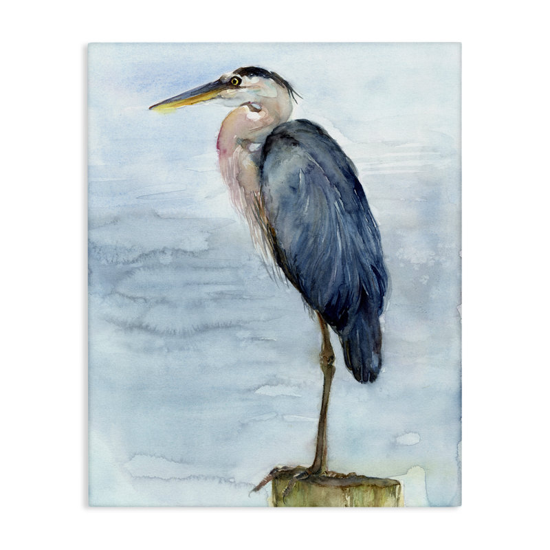  «Blue Heron's Perch» par John Keeling, H 20 po x l 16 po