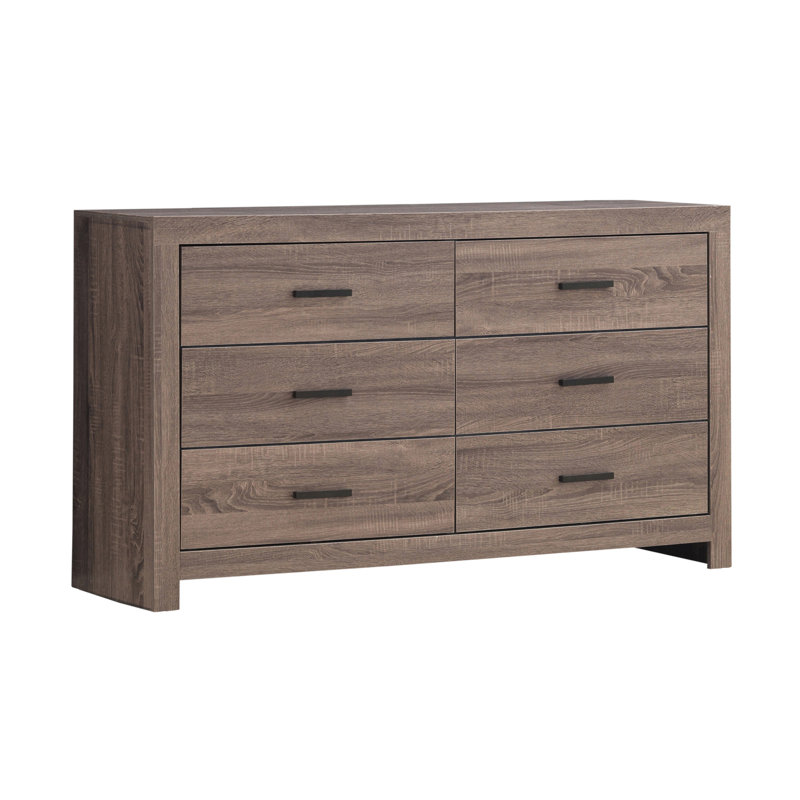Eunice 2-Piece Bedroom Set with Dresser, Barrel Oak, Queen