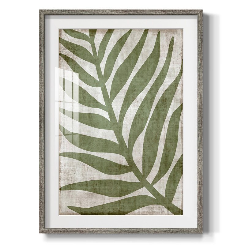«Melon Litme IV», reproduction encadrée, Blanc, Papier encadré argent vieilli