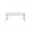 Table basse rectangulaire à miroir en argent-56504477