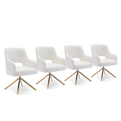 Upholstered Swivel Armchair
