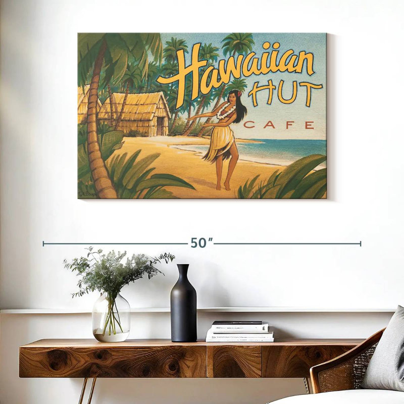 Gillard Hawaiian Hut Cafe, H 26 po x l 39 po