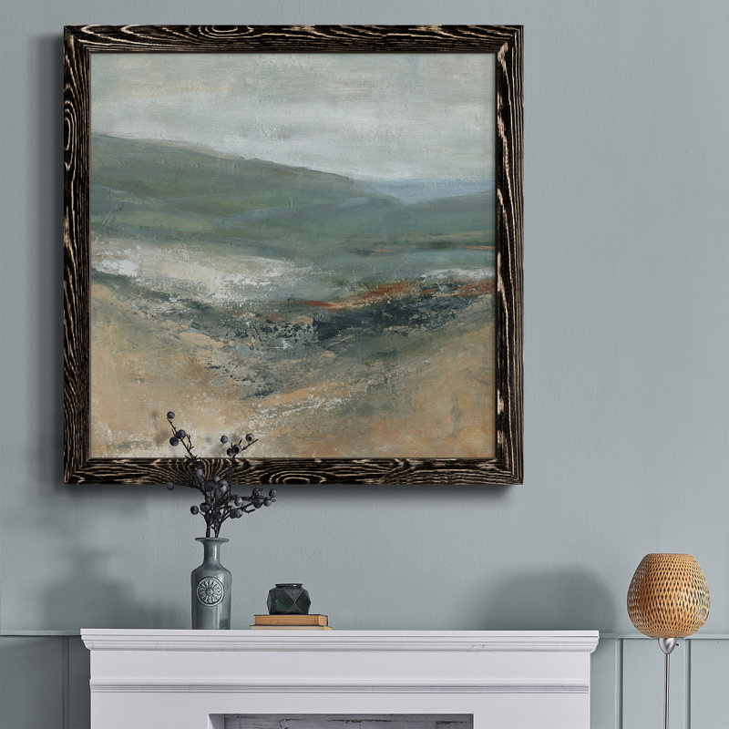 Serene Magic Hour - reproduction de photo sur toile encadrée, H 17 po x l 17 po x P 1,5 po, Cadre noir