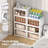 4 Tier Plastic Storage Bins With Drawers - Foldable Stackable Storage Bins With Lids - Closet Craft Organizers And Storage - 24QT Plastic Drawer Storage For Bedroom Study Toy Room Office