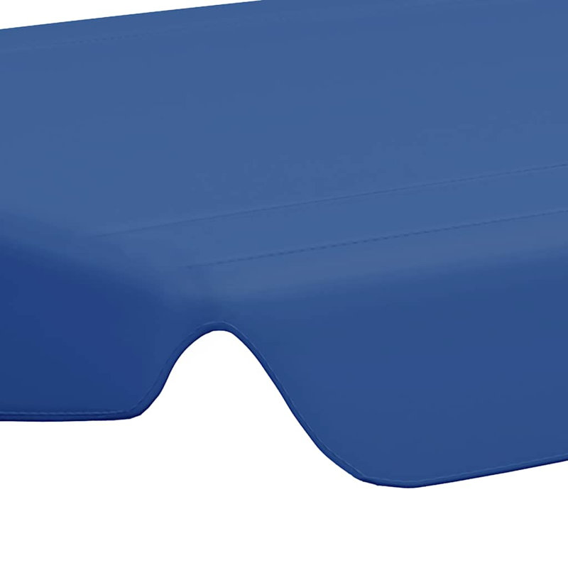 Auvent de remplacement en tissu orange Maylin, L 59,1 po / 51,2 po x P 41,3 po / 27,3 po, Bleu